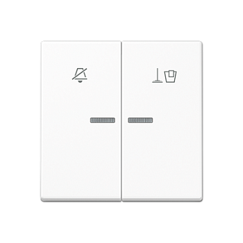 JUNG Клавиша для гостиничных выключателей 505KO5VEUM24 или 505KO5VEUM230, белый ARUKO5MWW