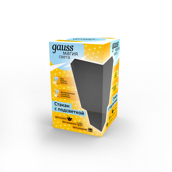 Купить Gauss Стакан с подсветкой модель LCUP Romantic 3XLR44 LED 5/90 LC003