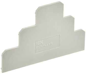 IEK Заглушка для CTS-ML 3 ур. 2,5мм2 серая