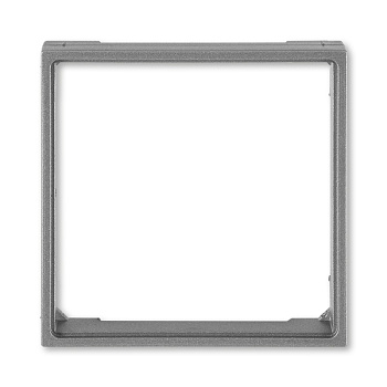 ABB EPJ Levit сталь / дымчатый чёрный Накладка для механизма подсветки LED, сталь 2CHH660070A4069