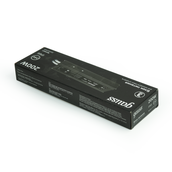 Купить Gauss Блок питания 200W 24V IP66 1/15 202022400