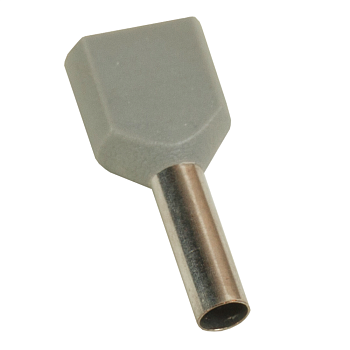 КЭАЗ Наконечник штыревой втулочный под два провода НШвИ2 OptiKit T-Shv2-PVC- 2,5-10(100шт)