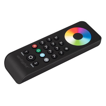 Arlight Пульт SMART-R43-RGBW Black (1 зона, 2.4G) (IP20 Пластик, 5 лет) 031937
