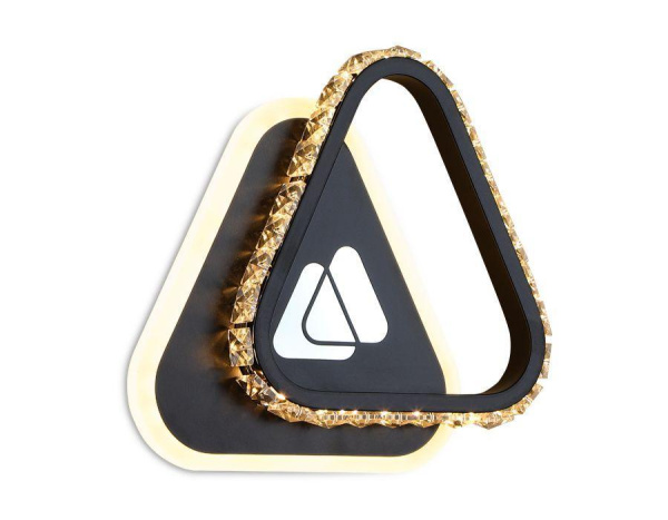 Ambrella Настенный светодиодный светильник FA236 BK черный LED 4200K/4200K/6400K 30W 210*210*50