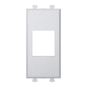 DKC Адаптер без шторки для Keystone, "Avanti", "Закаленная сталь", 1 модуль