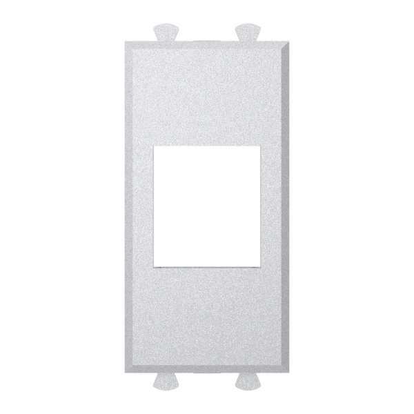 DKC Адаптер без шторки для Keystone, "Avanti", "Закаленная сталь", 1 модуль