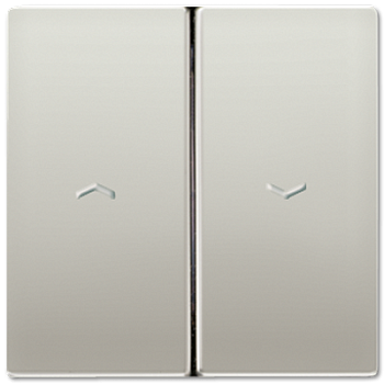 JUNG Клавиша для выключателя управления жалюзи, нержавеющая сталь ES2995PP