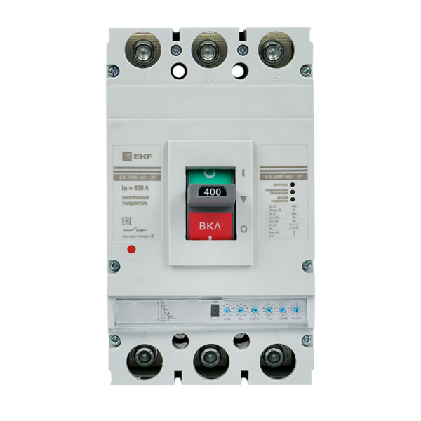 Купить EKF PROxima Автоматический выключатель ВА-99М 400/400А 3P 65кА с электронным расцепителем