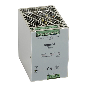 Legrand 1-фазный Импульсный источник питания 48В 480Вт 10A 146644