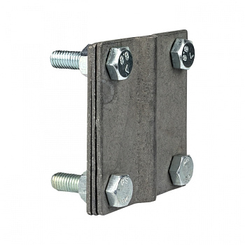 EKF PROxima Зажим полоса 40 - прут 10 (3 пластины 70x70мм) HZ