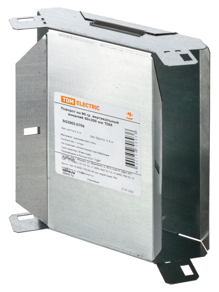 TDM Поворот на 90 град. вертикальный внешний 50х200 SQ2902-0709