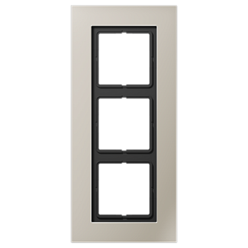 JUNG LS plus Edelstal Сталь Рамка 3-ая LSP983ES