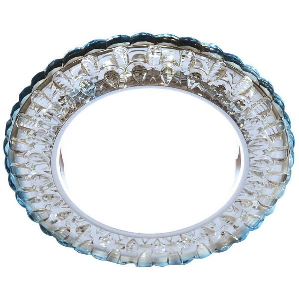 Ambrella Встраиваемый точечный светильник со светодиодной лентой G315 CL/CLD хром/прозрачный GX53+3W(LED COLD)