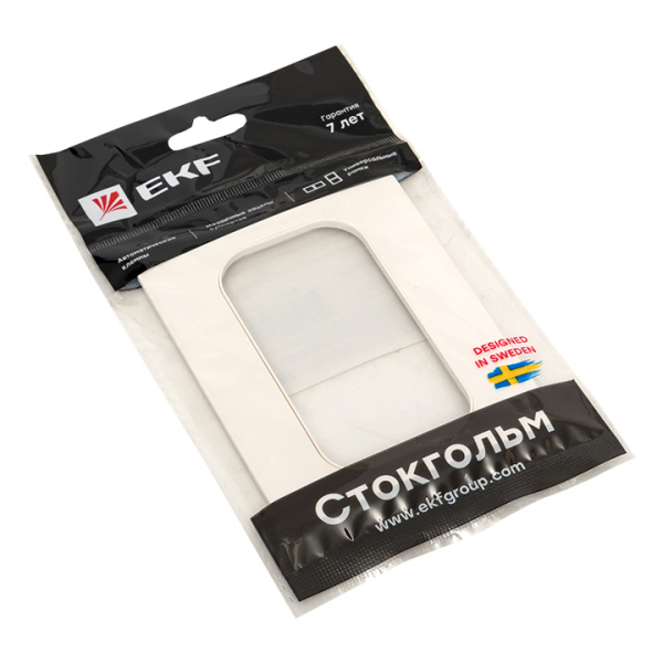 Купить EKF PROxima Стокгольм Белый Рамка для розетки 2-ой