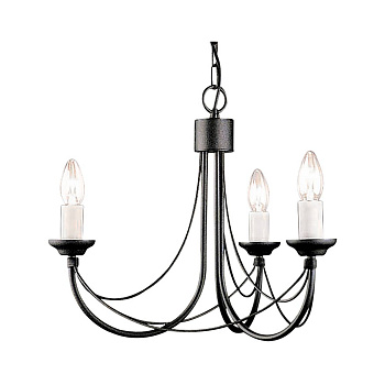 Natural Concept CARISBROOKE Люстра CB3-BLACK Natural Concept CARISBROOKE Люстра CB3-BLACK