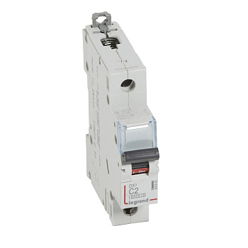 Legrand DX3 Автоматический выключатель 1P 2A (C) 6000/10kA 407663