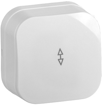 IEK GLORY ВСп10-1-0-ХБ Выключ. 1-кл. проход. о/у 10А GLORY белый