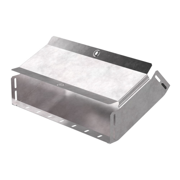 Промрукав Угол вертикальный внутренний 45 градусов с крышкой Стандарт 400х100 PR16.0594