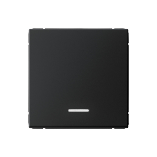 Systeme Electric ArtGallery Карбон Выключатель 1-клавишный с подсветкой, сх.1а, 10АХ, механизм