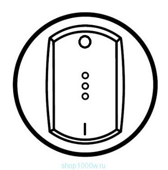 Legrand Celiane Графит Клавиша Выкл 2-пол инд 064919