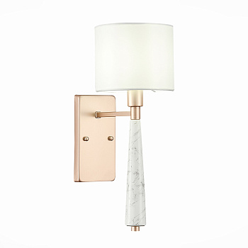 ST Luce SL1163.201.01 Светильник настенный Матовое золото/Белый E14 1*40W