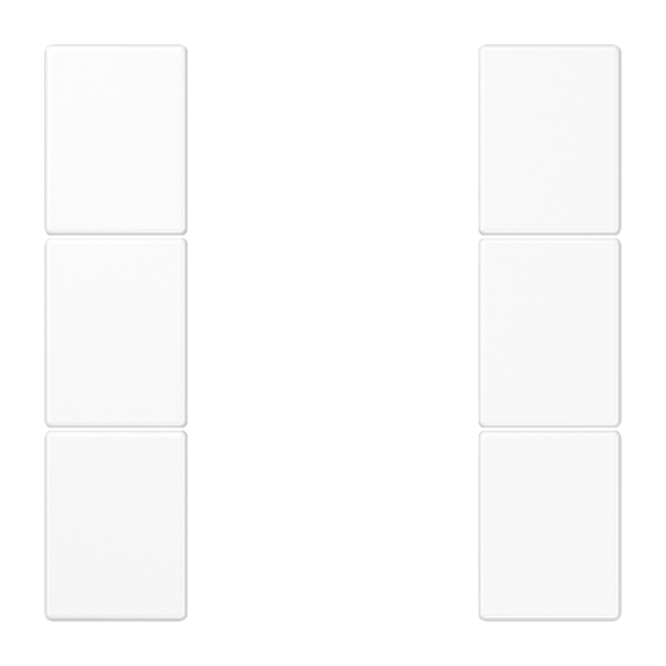 JUNG KNX Белый Набор накладок, на кнопочный модуль 3гр LS503TSAWW