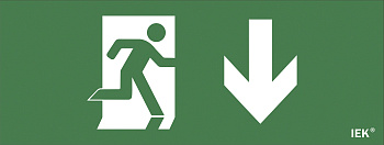 IEK Самоклеющая этик. "Фигура/стр. вниз" ДПА IP20/54 IEK