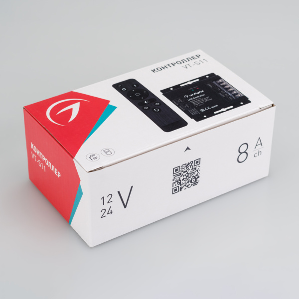 Купить Arlight Контроллер VT-S11-3x8A (12-24V, ПДУ Стик 12кн, RF) (IP20 Металл, 3 года) 023316