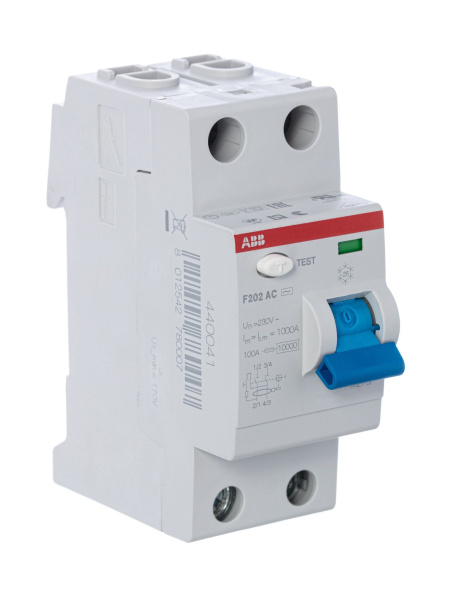 ABB F202AC УЗО 2Р 80А 100mA (AC) 2CSF202001R2800 Купить ABB F202AC УЗО 2Р 80А 100mA (AC) 2CSF202001R2800