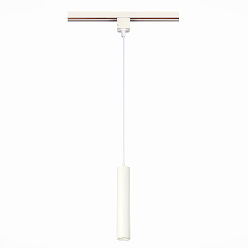 ST LUCE ST151.506.01 Светильник трековый Белый GU10 1*50W  IP20 D54xH290 220V Без ламп