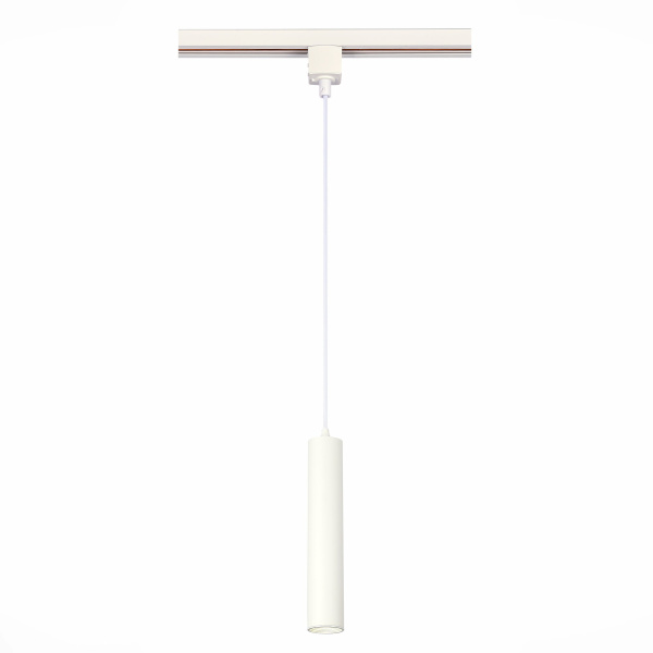 ST LUCE ST151.506.01 Светильник трековый Белый GU10 1*50W  IP20 D54xH290 220V Без ламп