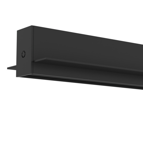 Denkirs TR2012-BK Трек SMART HIDE умной системы Denkirs Smart  для встраиваемого монтажа в потолки из гипсокартона чёрный