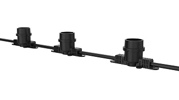 Jazzway Уличная гирлянда PBL-S20/ L06+1.5 Black E27 (универс.крепл) IP65 .5040540A