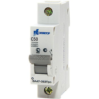 Контактор (Legrand) ВА47-063Про, 1P, 10A, Icu-4,5kA, х-ка С