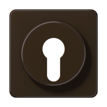 JUNG Крышка для выключателя с замком коричневая CD528BR