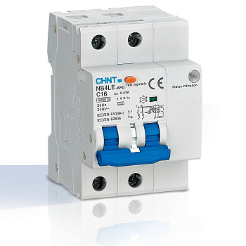 CHINT УЗДП NB4LE-AFD 2P C10 тип A 30мА 335354