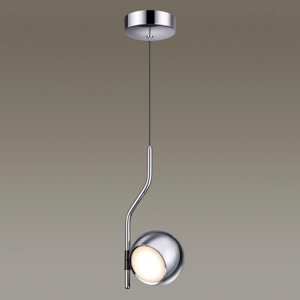 Купить Odeon Light 3914/9L ODL20 45 хром/металл Подвесной светильник LED 4000K 5ТW+3.5W 220V с сенс. управл-м ELON