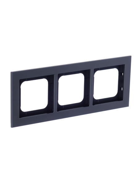 Купить ABB Axcent металл/платина Рамка 3-постовая 2CKA001754A4690