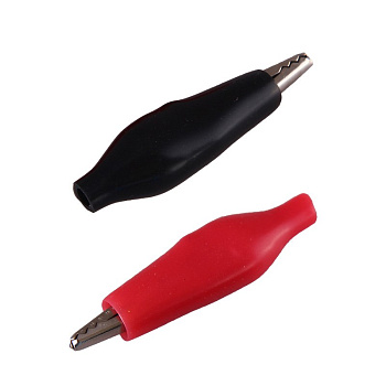 Зажим "крокодил" 5А 40мм в изоляторе PROCONNECT Индивидуальная упаковка 2 шт Rexant 16-0001-9