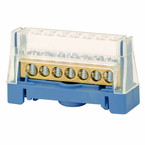 DKC Клеммная колодка соединительная 1р 11х5,3мм. цвет синий