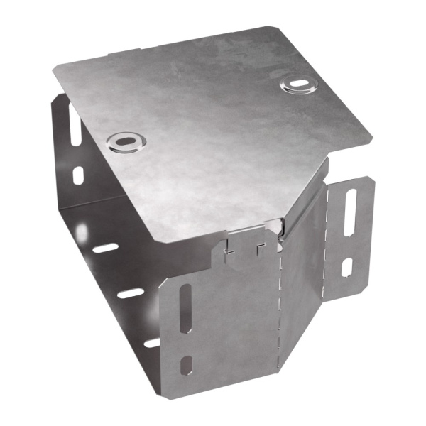 Промрукав Переходник левый с крышкой Стандарт 200х150х100 PR16.0494