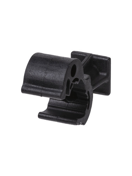 TDM Держатель для гор. и верт. поверхностей, полимер. фикс. с защелкой для прута Ø8-10 мм, выс.25 мм SQ2402-3230