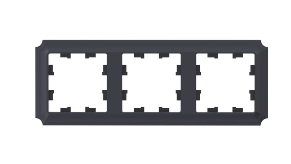 Systeme Electric AtlasDesign Antique Карбон Рамка 3-ая, универсальная