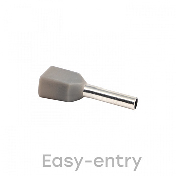 EKF PROxima Наконечник штыревой втулочный изолированный НШвИ(2) 0,75-8 (50шт.)