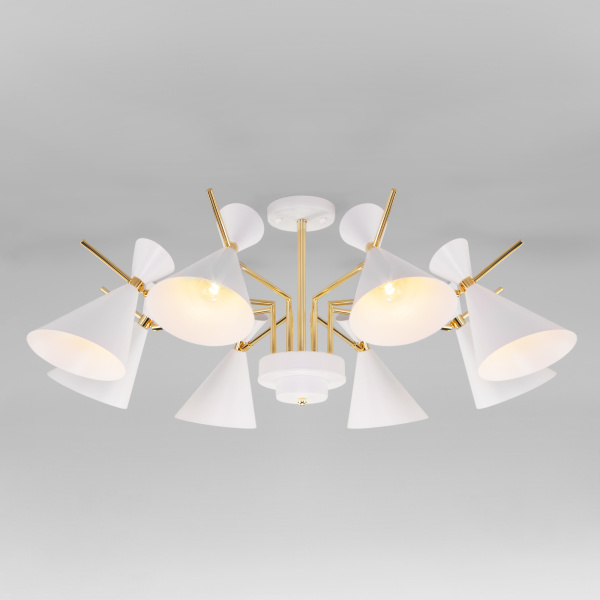 Eurosvet Потолочная люстра в стиле лофт 70114/8 белый a047643