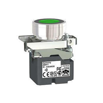 SE XB5 Беспроводная кнопка с зеленым толкателем ZB4RTA3