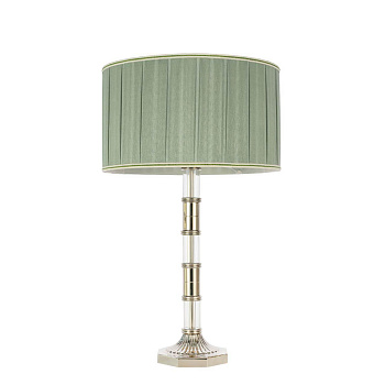 ST Luce SL1121.104.01 Настольная лампа Никель/Оливковый E14 1*40W