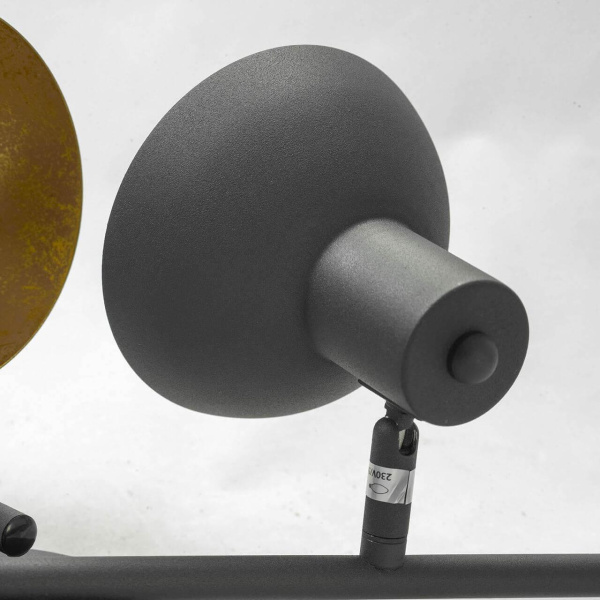 Купить Lussole LOFT Металл Черный / оранжевый Металл Светильник настенно-потолочный E14 40W LSP-9976