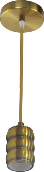 Horoz Electric 021-009-0001 Старая бронза E27 1M Декоративный патрон на подвесе GAUSS HRZ11100035