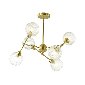 Lumion 3752/6C LN19 048 матовое золото Люстра на штанге E14 6*40W 220V EVERLY